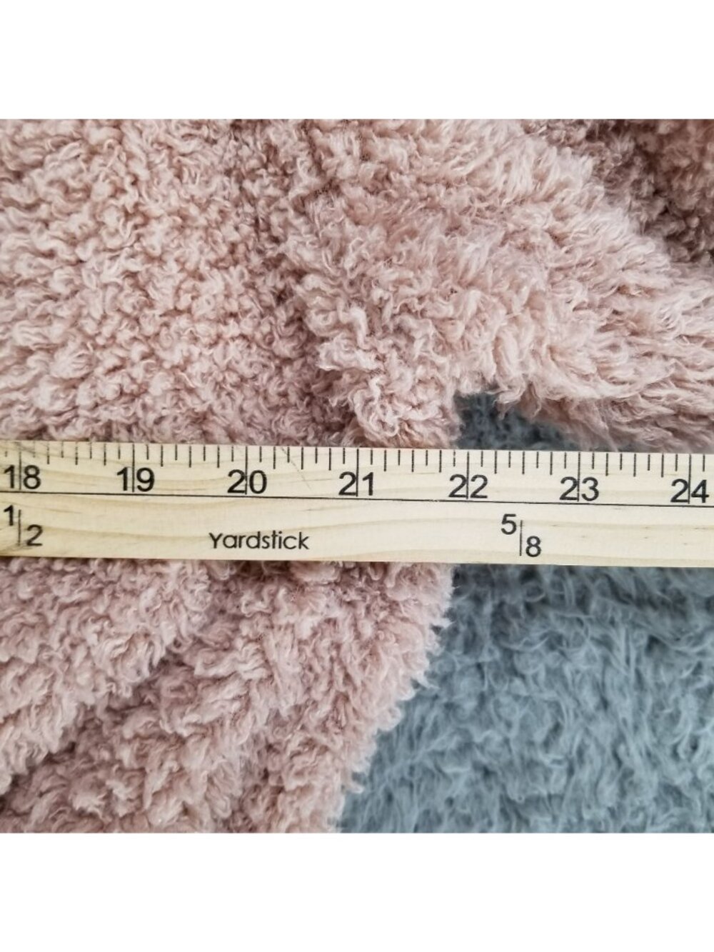 Natori Robe Womens Large/XL Dusty Pink Plush Long Sleeve Lounge Short Robe - Picture 5 of 7